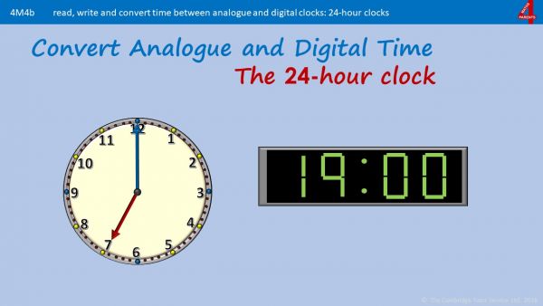 Mb4b Converting Analogue, Digital, 12-hour and 24-hour Clocks